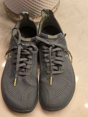 Vivo Barefoot Primus Knit Minimalist Shoes with Yellow Accents